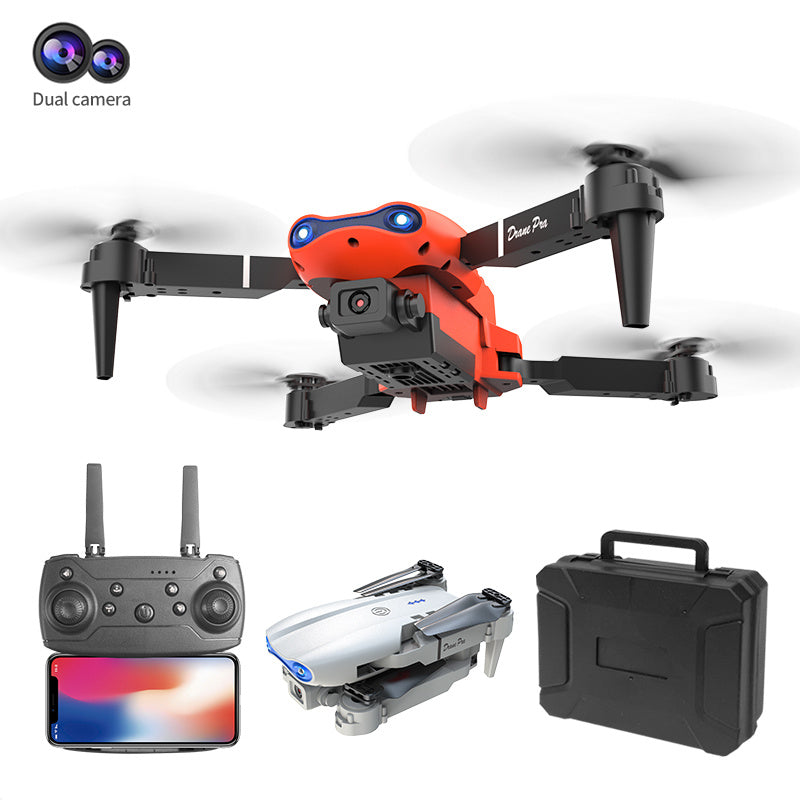 E99 Pro Dual Camera 4K Drone – Foldable, HD Aerial Photography, FPV Live Video, Smart Flight, Portable for Travel & Adventure