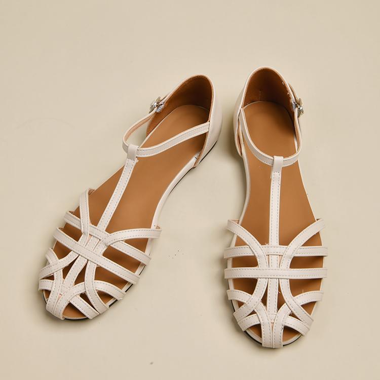 Stylish Women's T-Strap Flat Sandals – Solid Color Summer Footwear, Casual Beach Slides, Comfortable & Lightweight Open-Toe Design, Perfect for Daily Wear, Travel, or Vacation Outfits