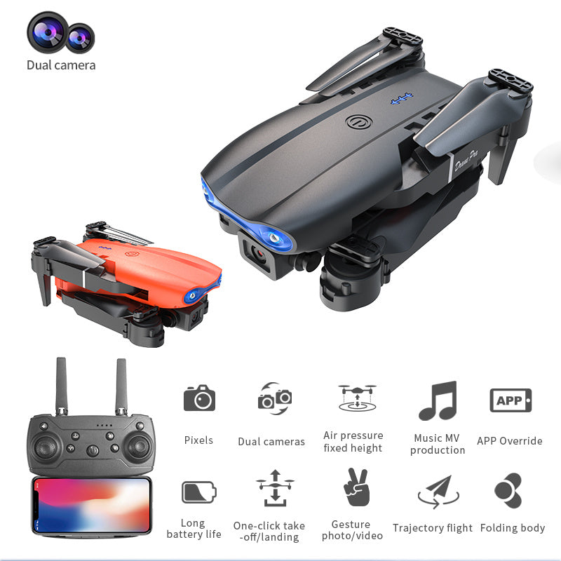 E99 Pro Dual Camera 4K Drone – Foldable, HD Aerial Photography, FPV Live Video, Smart Flight, Portable for Travel & Adventure